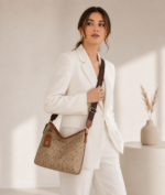 کیف زنانه دوشی کوچ وارداتی کرم کد 314 - Image 2
